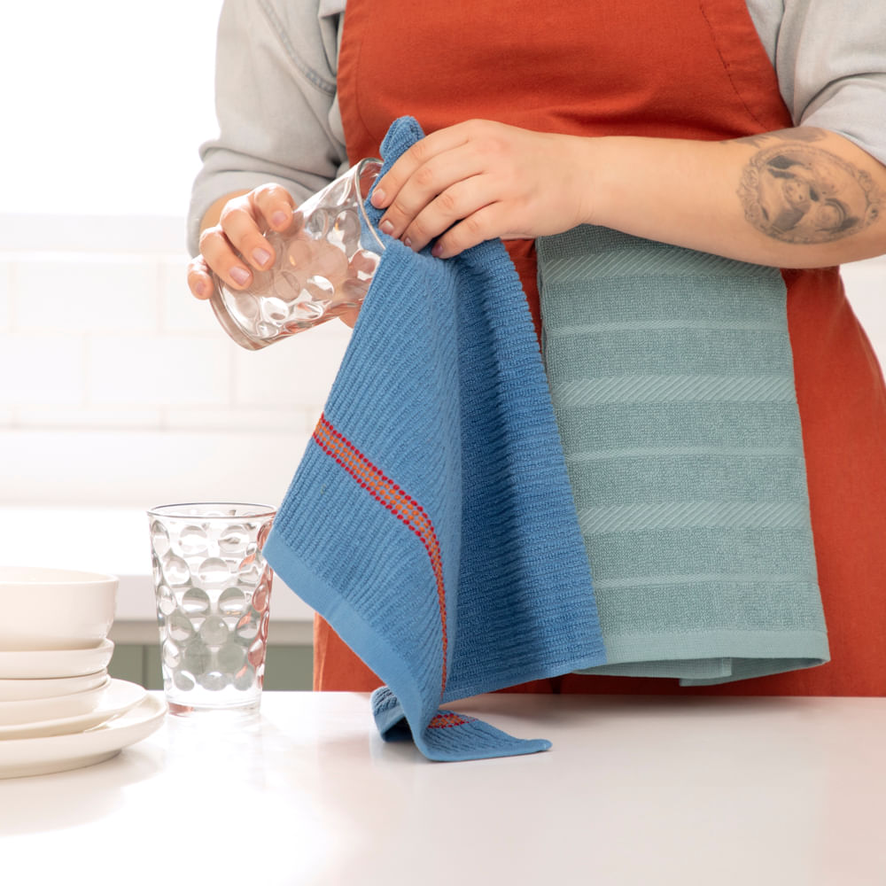 Set 2 Paños de Cocina Terry 40 x 60 cm