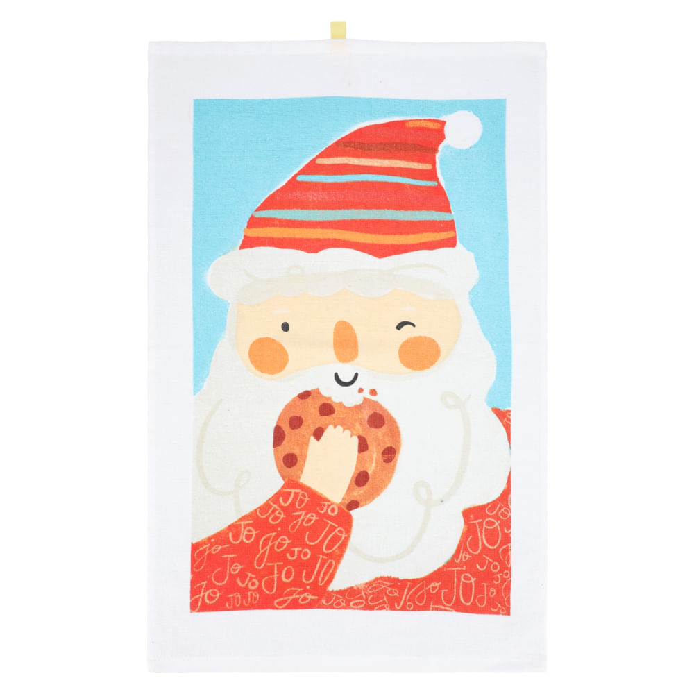 Paño de Cocina Algodón Estampado Navidad
